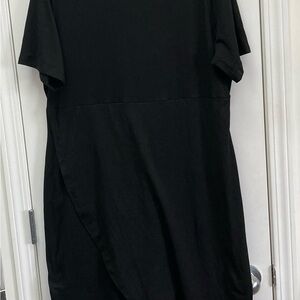 SHEIN Size 3XL Black Maxi Dress Short Sleeve